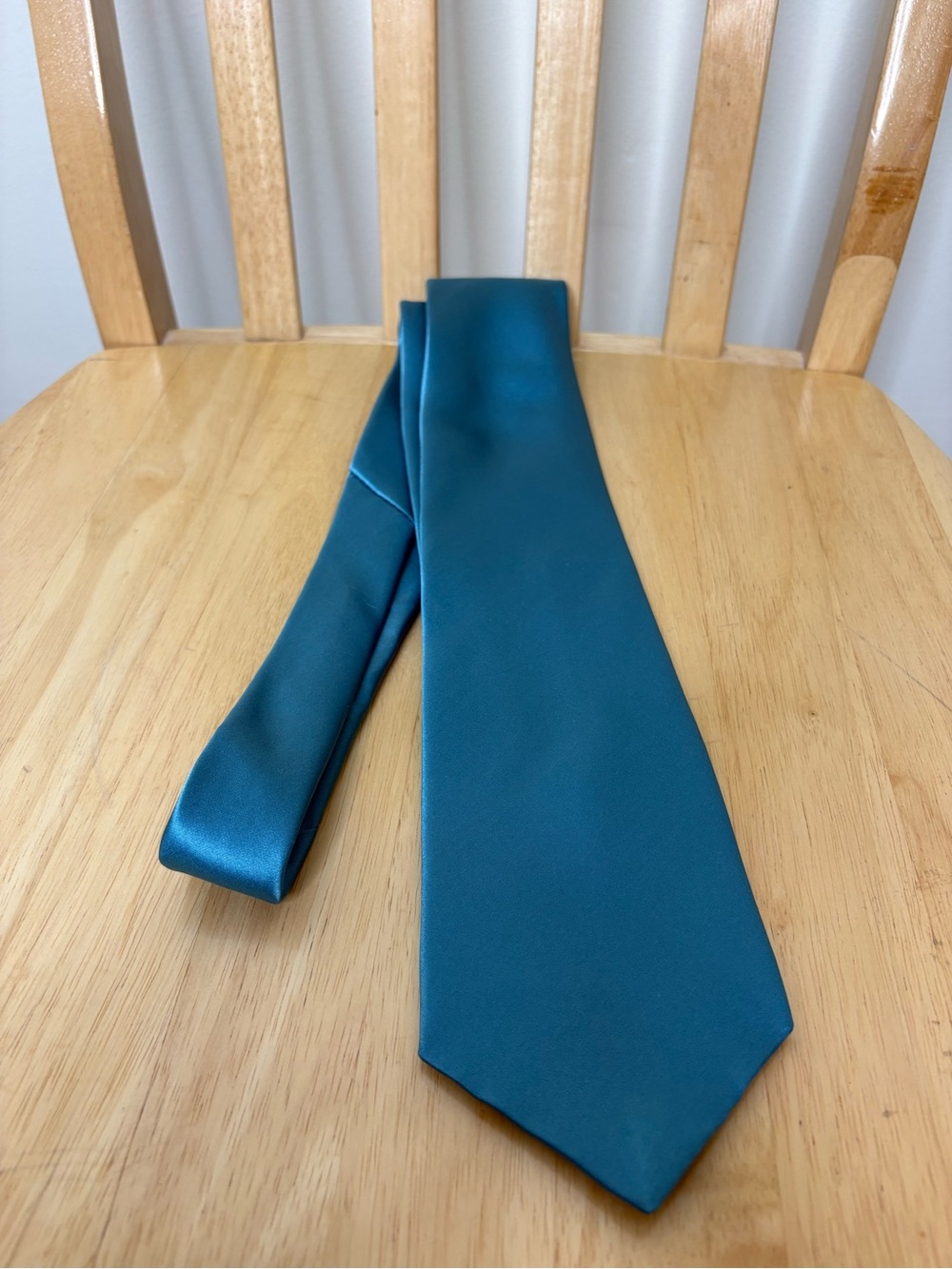 Joseph & Feiss men’s teal blue 100% silk tie